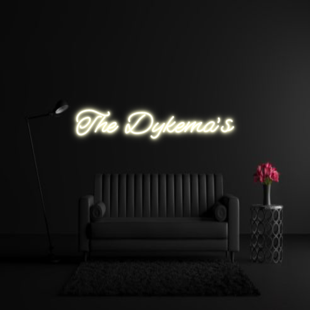 CREATE YOUR OWN WEDDING NEON SIGN The Dykema’s