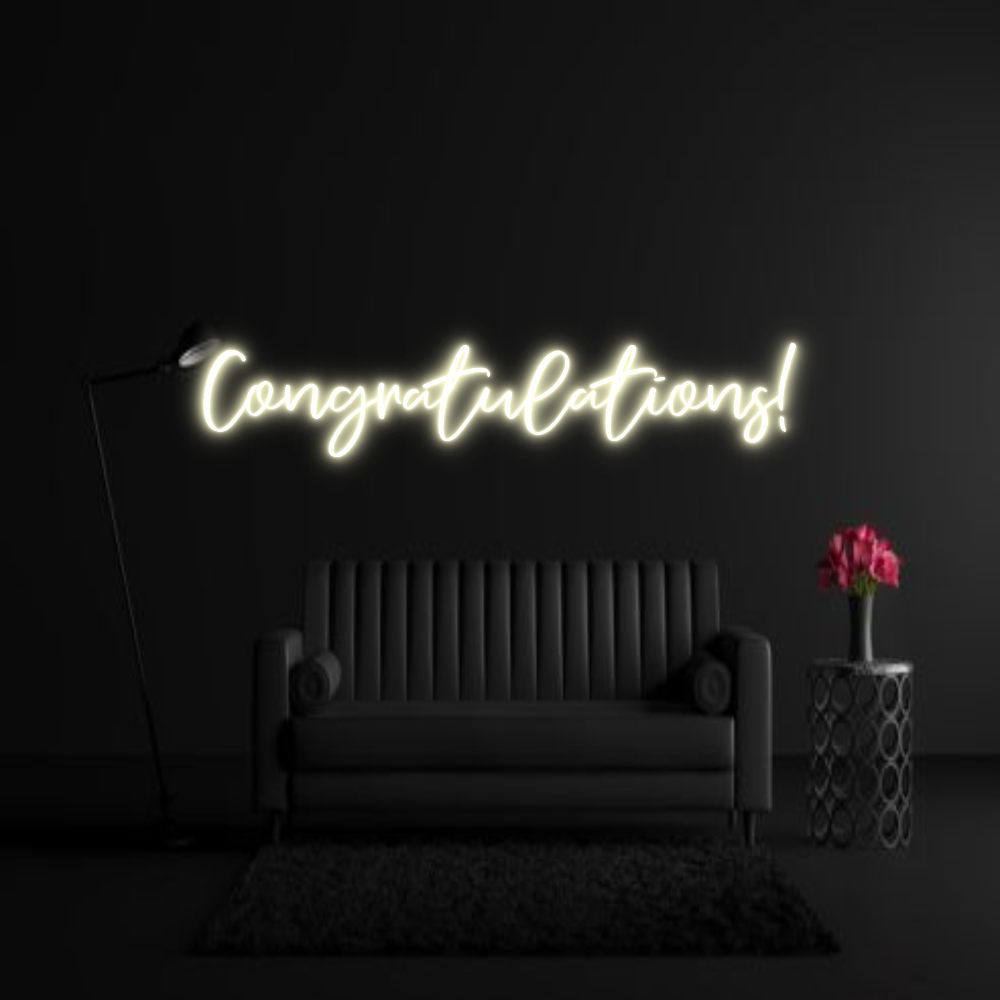CREATE YOUR OWN WEDDING NEON SIGN Congratulatio...