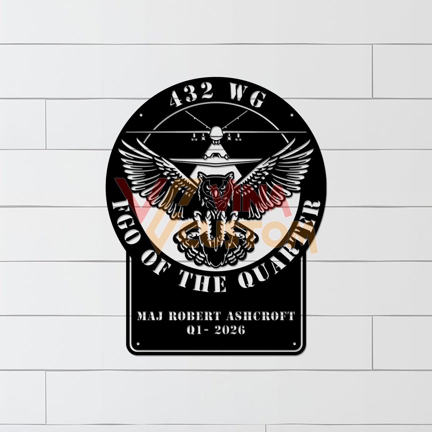 Metal Sign No Led - Riley (432 WG)