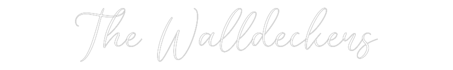 CREATE YOUR OWN WEDDING NEON SIGN The Walldeckers