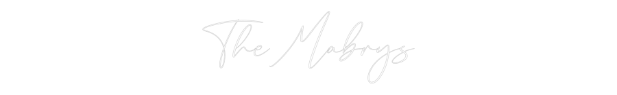 CREATE YOUR OWN WEDDING NEON SIGN The Mabrys