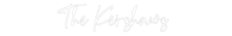 CREATE YOUR OWN WEDDING NEON SIGN The Kershaws