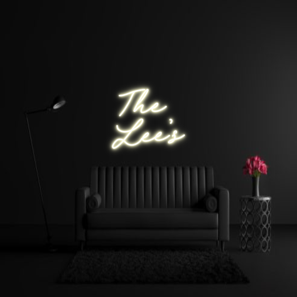 CREATE YOUR OWN WEDDING NEON SIGN The
Lee’s