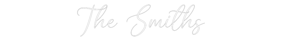 CREATE YOUR OWN WEDDING NEON SIGN The Smiths