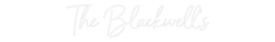 CREATE YOUR OWN WEDDING NEON SIGN The Blackwell’s