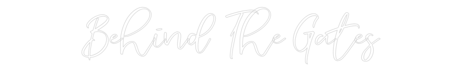 CREATE YOUR OWN CUSTOM NEON Behind The Ga...