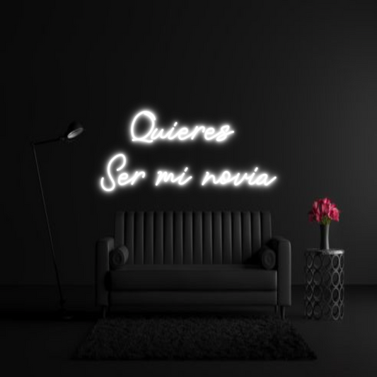 CREATE YOUR OWN WEDDING NEON SIGN Quieres 
Ser...