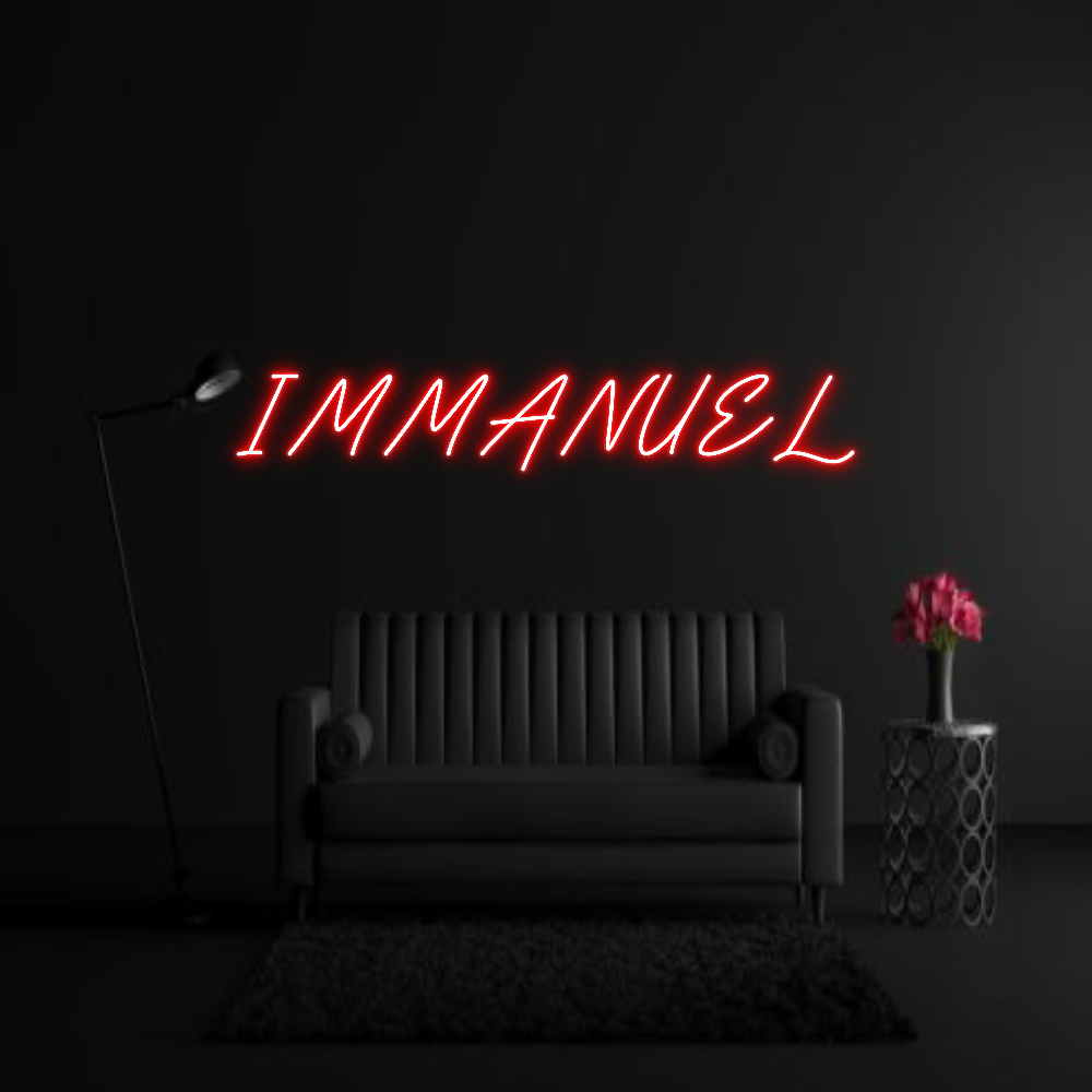 CREATE YOUR OWN WEDDING NEON SIGN IMMANUEL