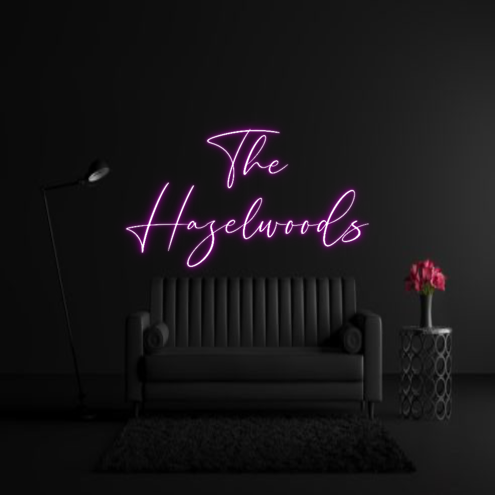CREATE YOUR OWN WEDDING NEON SIGN The
Hazelwoods