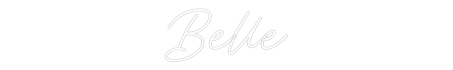 CREATE YOUR OWN WEDDING NEON SIGN Belle