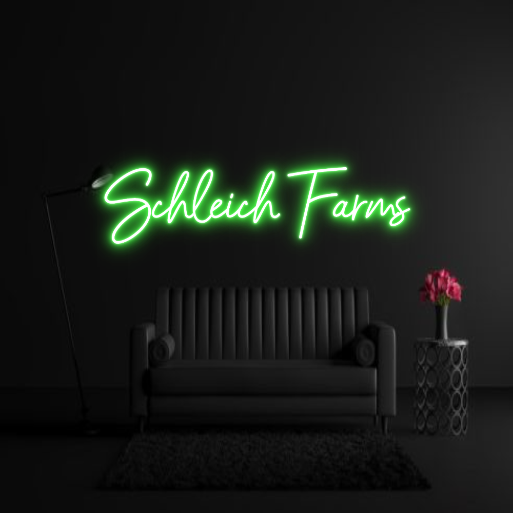 CREATE YOUR OWN WEDDING NEON SIGN Schleich Farms