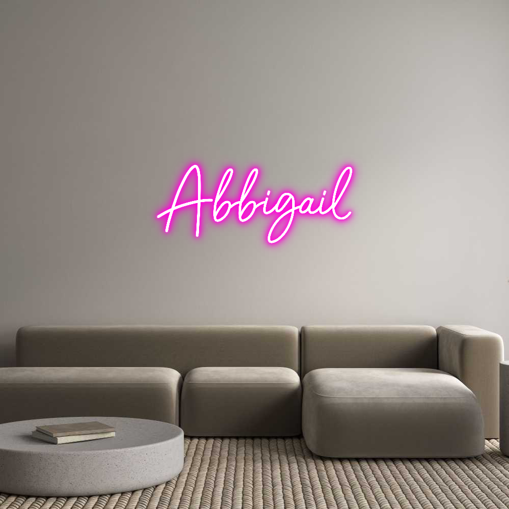 CREATE YOUR OWN CUSTOM NEON Abbigail