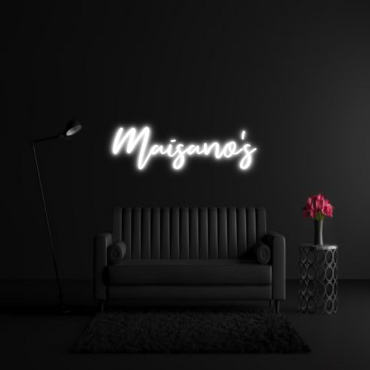 CREATE YOUR OWN WEDDING NEON SIGN Maisano’s