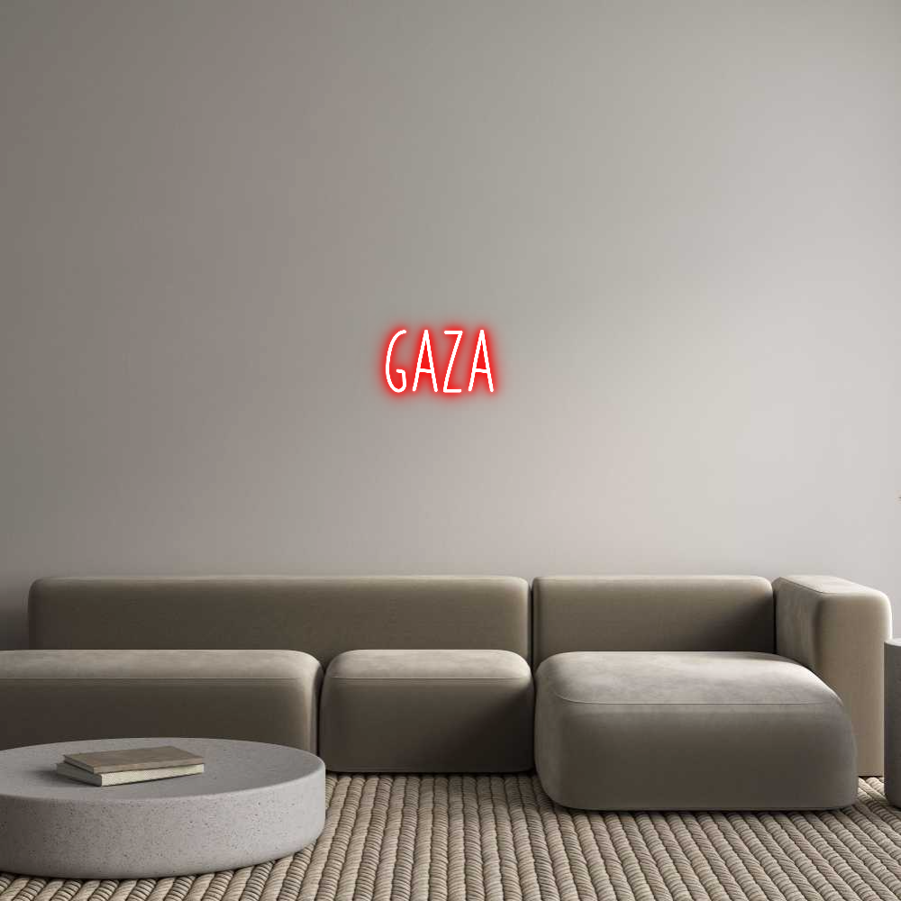CREATE YOUR OWN CUSTOM NEON GAZA