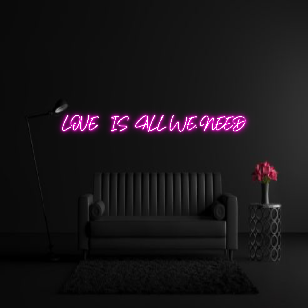 CREATE YOUR OWN WEDDING NEON SIGN LOVE    IS  A...
