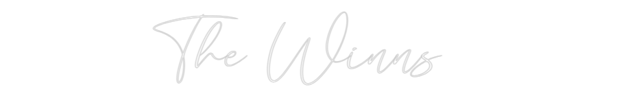 CREATE YOUR OWN WEDDING NEON SIGN The Winns