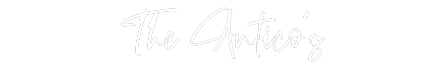 CREATE YOUR OWN WEDDING NEON SIGN The Antico’s