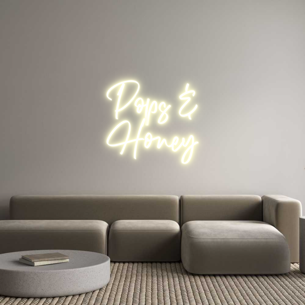CREATE YOUR OWN CUSTOM NEON Pops &
Honey
