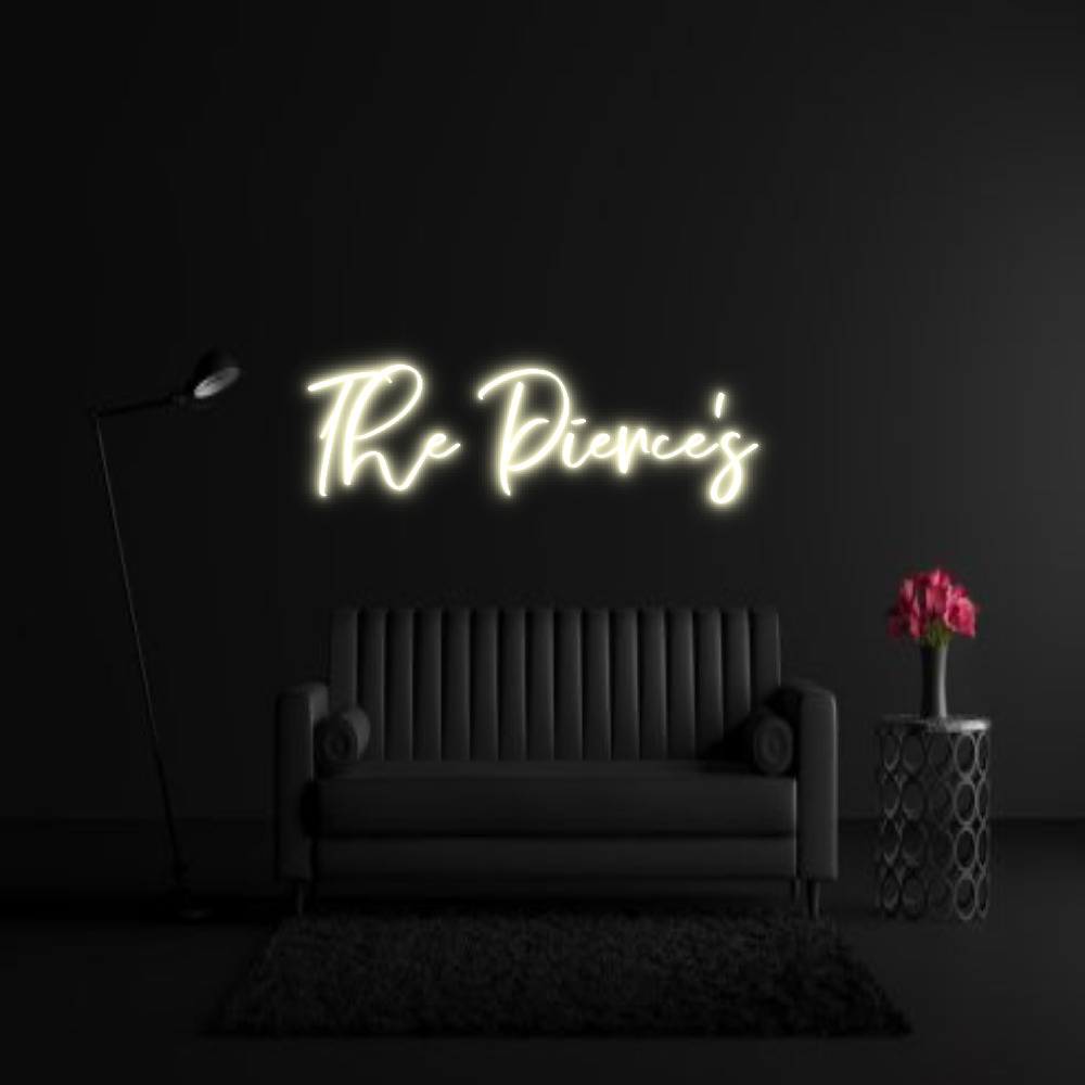 CREATE YOUR OWN WEDDING NEON SIGN The Pierce’s