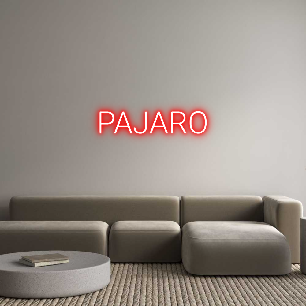 CREATE YOUR OWN CUSTOM NEON PAJARO