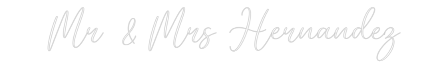 CREATE YOUR OWN WEDDING NEON SIGN Mr & Mrs Hern...