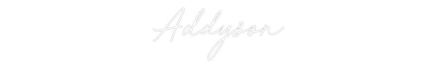 CREATE YOUR OWN WEDDING NEON SIGN Addyson