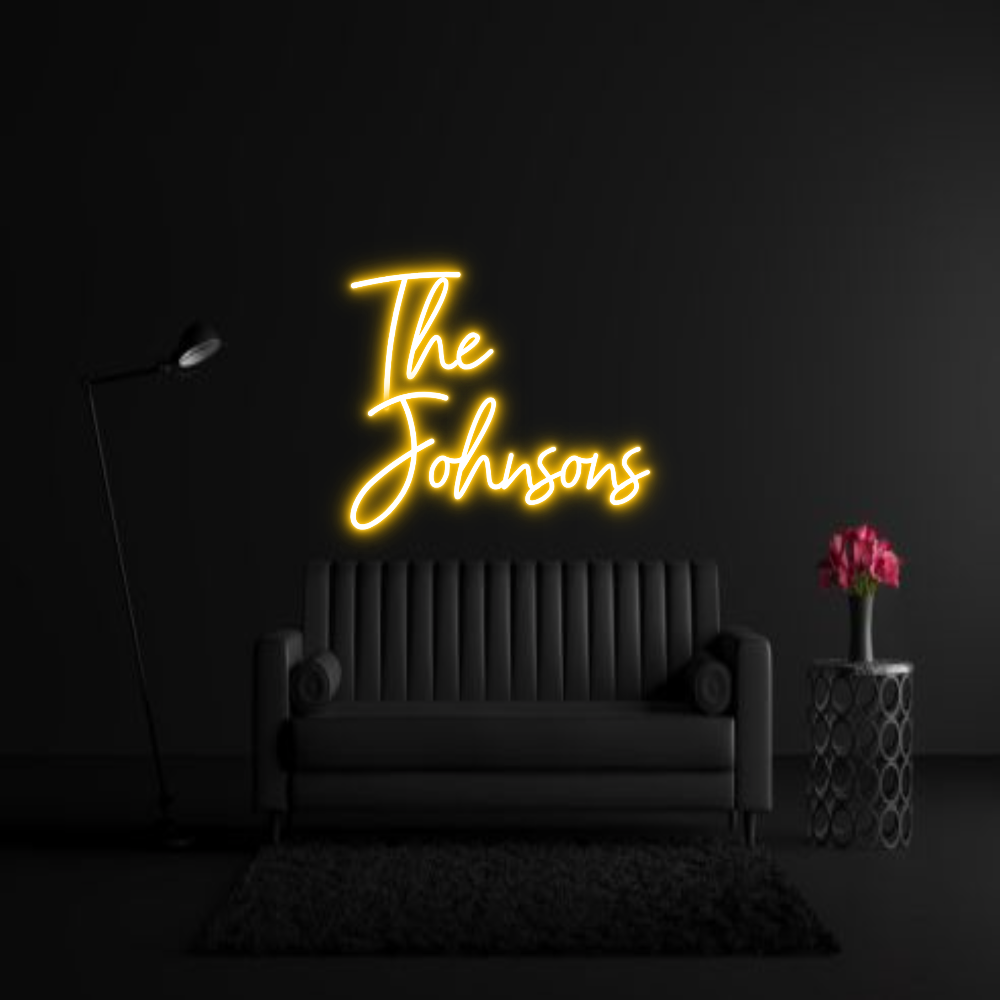 CREATE YOUR OWN WEDDING NEON SIGN The
Johnsons