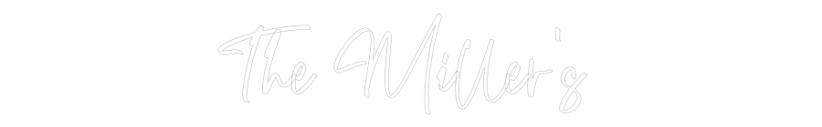 CREATE YOUR OWN WEDDING NEON SIGN The Miller's