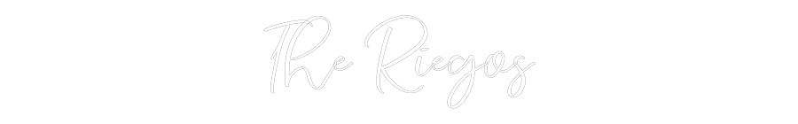 CREATE YOUR OWN WEDDING NEON SIGN The Riegos