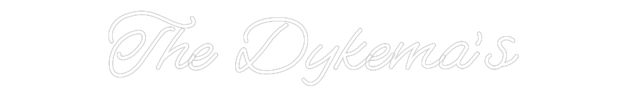 CREATE YOUR OWN WEDDING NEON SIGN The Dykema’s