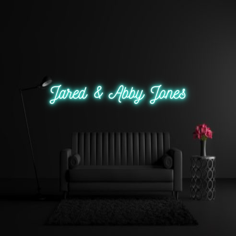 CREATE YOUR OWN WEDDING NEON SIGN Jared & Abby ...