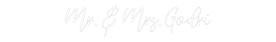 CREATE YOUR OWN WEDDING NEON SIGN Mr. & Mrs. Go...