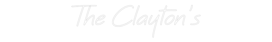CREATE YOUR OWN WEDDING NEON SIGN The Clayton's
