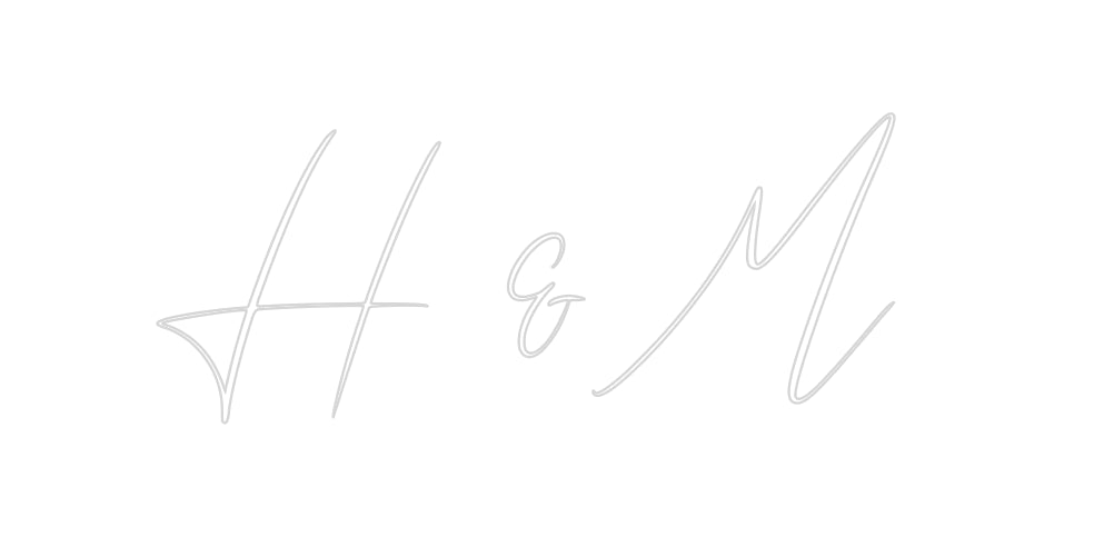 CREATE YOUR OWN CUSTOM NEON H & M