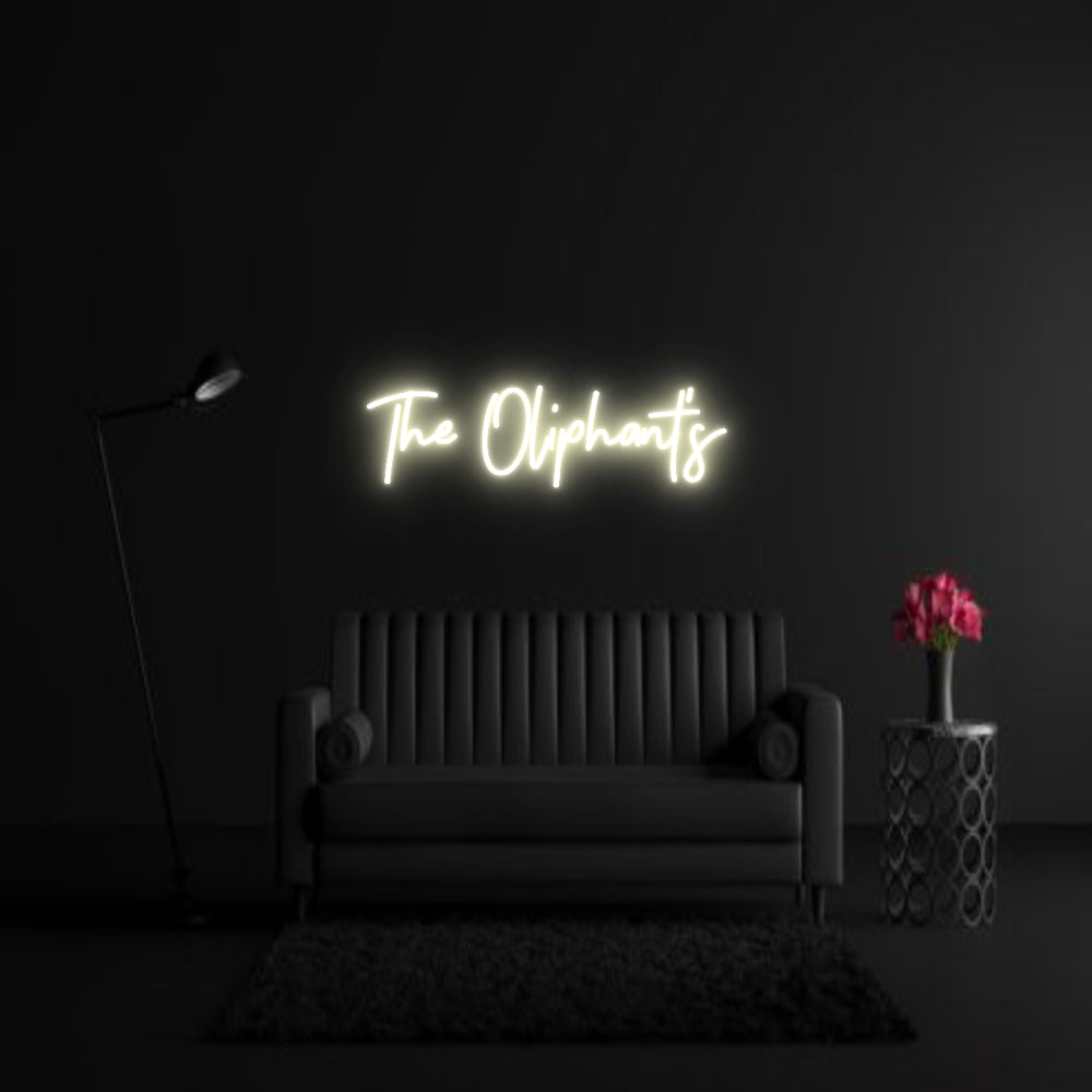 CREATE YOUR OWN WEDDING NEON SIGN The Oliphant's