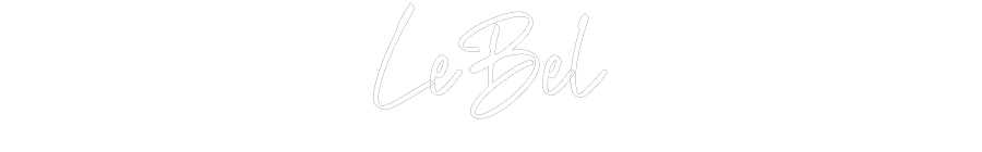 CREATE YOUR OWN WEDDING NEON SIGN LeBel