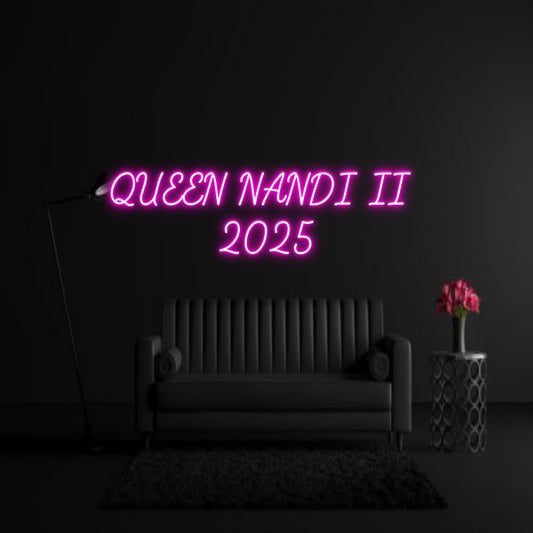 CREATE YOUR OWN WEDDING NEON SIGN QUEEN NANDI I...