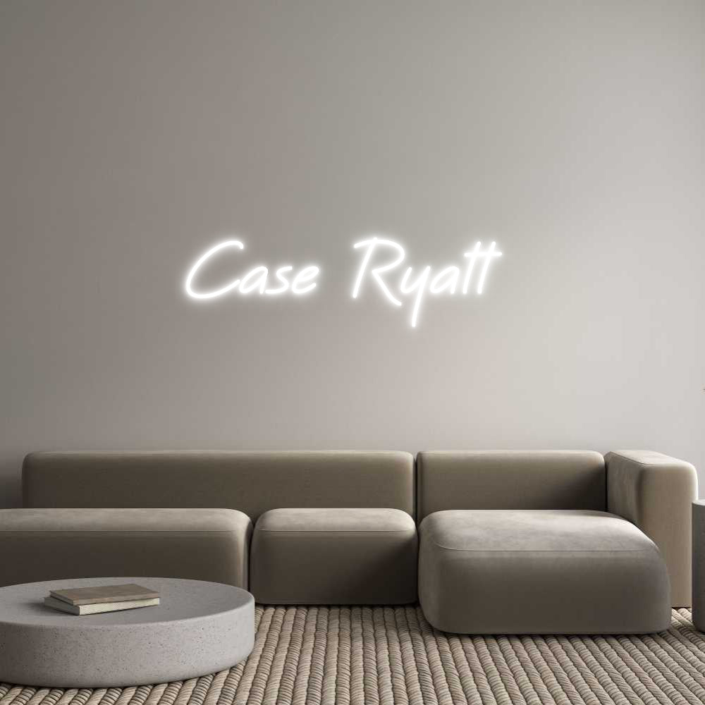 CREATE YOUR OWN CUSTOM NEON Case Ryatt