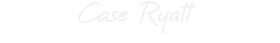 CREATE YOUR OWN CUSTOM NEON Case Ryatt