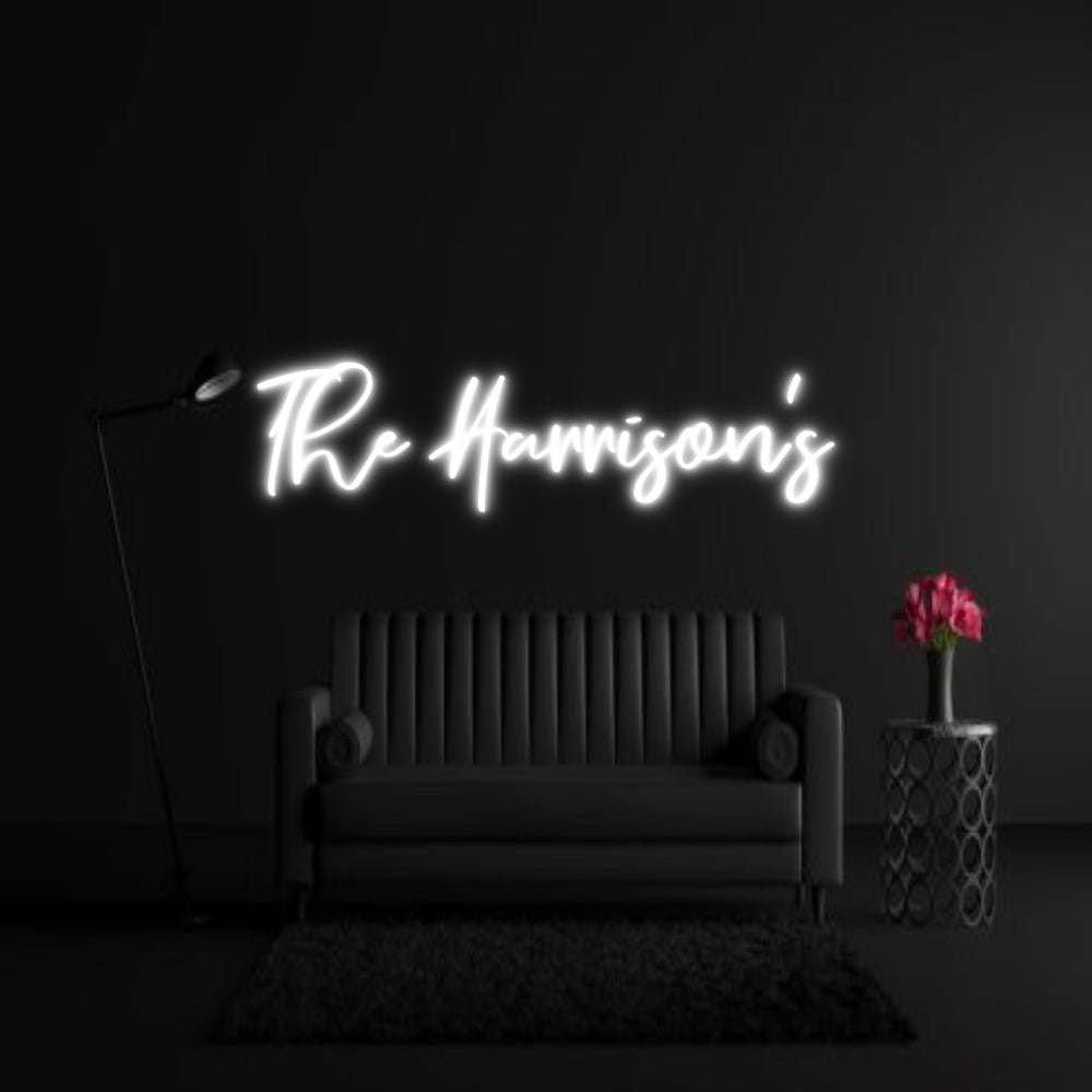 CREATE YOUR OWN WEDDING NEON SIGN The Harrison's