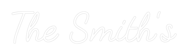 CREATE YOUR OWN WEDDING NEON SIGN The Smith's