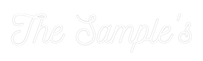 CREATE YOUR OWN WEDDING NEON SIGN The Sample's