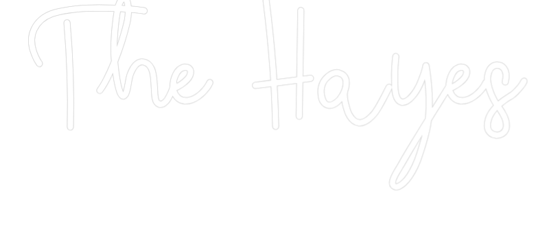 CREATE YOUR OWN WEDDING NEON SIGN The Hayes