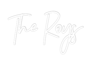 CREATE YOUR OWN WEDDING NEON SIGN The Roys