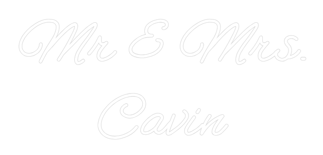 CREATE YOUR OWN WEDDING NEON SIGN Mr & Mrs.
Ca...