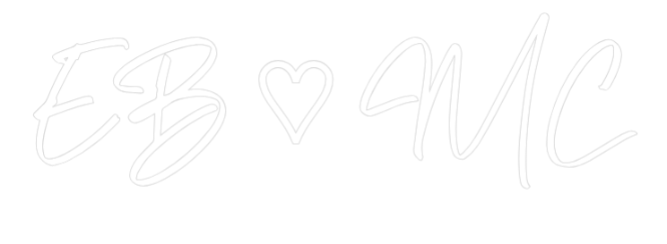 CREATE YOUR OWN WEDDING NEON SIGN EB ♡ MC