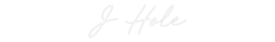 CREATE YOUR OWN WEDDING NEON SIGN J Hole