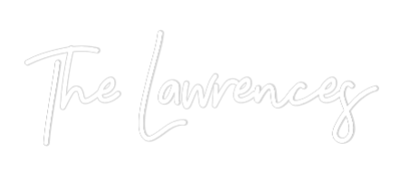 CREATE YOUR OWN WEDDING NEON SIGN The Lawrences