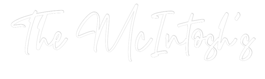 CREATE YOUR OWN WEDDING NEON SIGN The McIntosh’s