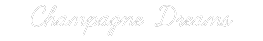 CREATE YOUR OWN WEDDING NEON SIGN Champagne Dre...